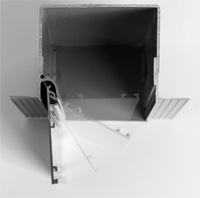 Hidden blind compartment